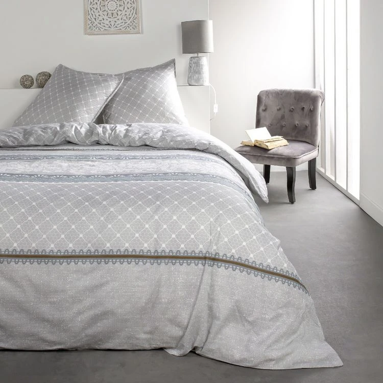 Tout neuf 🌟 Today Housse De Couette 220x240 Sunshine Greyhive + 2 Taies 100% Coton 57 Fils 🎁 1 Tout neuf 🌟 Today Housse De Couette 220x240 Sunshine Greyhive + 2 Taies 100% Coton 57 Fils 🎁