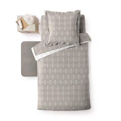 Le moins cher â Paris Prix Housse De Couette Aristide 140x200cm Naturel ????