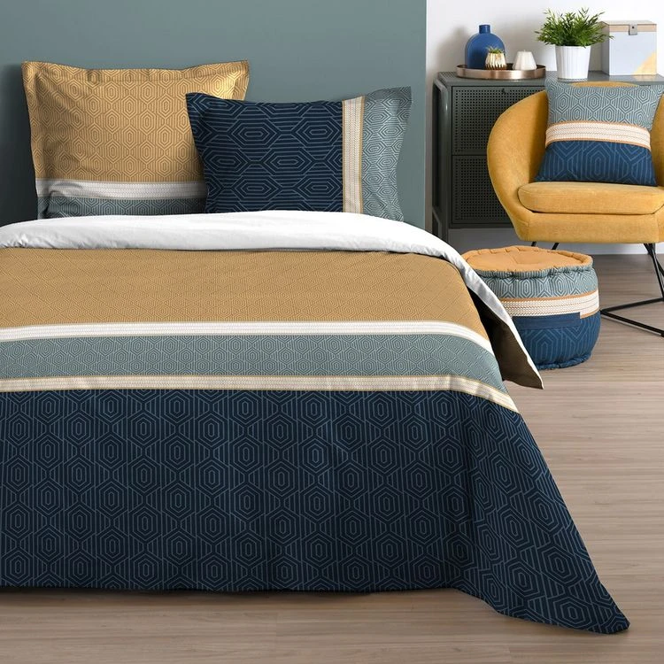 Budget 🎁 Lovely Casa Housse De Couette 240x220 Houston + 2 Taies Coton 57 Fils 👍 1 Budget 🎁 Lovely Casa Housse De Couette 240x220 Houston + 2 Taies Coton 57 Fils 👍