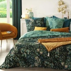 Top 10 ❤️ Parure De Lit 3 Pièces Feuillage 240x220cm Vert ⭐