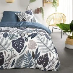 Grosses soldes ⭐ Today Housse De Couette 220x240 Sunshine Akuseki + 2 Taies 100% Coton 57 Fils ✨