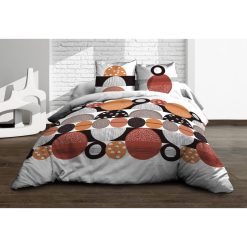 Vente flash ???? Le Linge De Jules Housse De Couette 220x240 + 2 Taies - Pur Coton 57 Fils - Boston ⭐