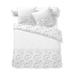 Meilleure vente 😀 Parure Housse De Couette En Coton 57 Fils Motifs Fleurs ✔️