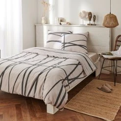 Meilleure vente 🎉 Parure Housse De Couette Fantaisie En Polycoton 51 Fils DEBBIES 😉