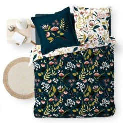 Meilleure vente 🌟 Paris Prix Parure De Lit 3 Pièces Stessy 240x220cm Marine 🤩 -LOLLYBEL Magasin unnamed file 198