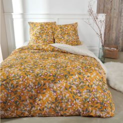 Promo ✔️ Parure Housse De Couette Fleuri En Coton 65 Fils IZAR ????