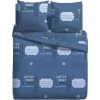 Budget ⌛ ACTUEL Parure Housse De Couette Fantaisie En Microfibre DUVET ✔️
