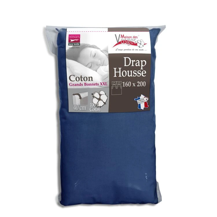 Vente flash 🎁 Drap Housse En Coton 57fils Super Grand Bonnet 40cm Spécial Matelas Très épais 😉 3 Vente flash 🎁 Drap Housse En Coton 57fils Super Grand Bonnet 40cm Spécial Matelas Très épais 😉 – Image 3