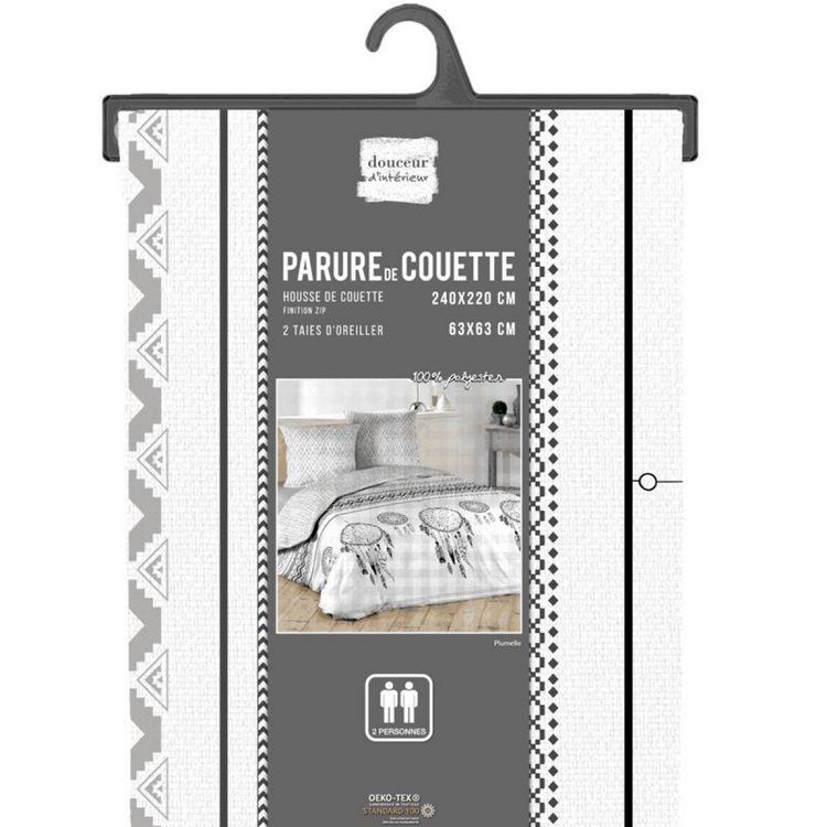 Paris Prix Parure de Lit 3 Pièces Plumelle 240x220cm Blanc Grosses soldes ???? Paris Prix Parure De Lit 3 Pièces Plumelle 240x220cm Blanc ???? -LOLLYBEL Magasin unnamed file 216