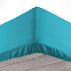 Vente flash ???? Paris Prix Drap Housse Lina 90x190cm Bleu ❤️