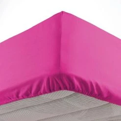 Meilleure affaire 🔔 Paris Prix Drap Housse Lina 160x200cm Rose 🔥