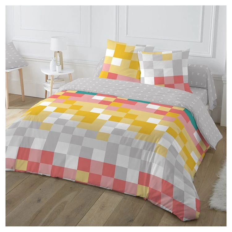 Budget ✔️ Parure Housse De Couette Fantaisie En Polycoton 51 Fils DEBIE 🥰 1 Budget ✔️ Parure Housse De Couette Fantaisie En Polycoton 51 Fils DEBIE 🥰
