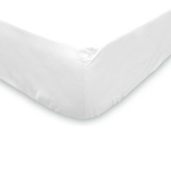 Vente flash ✔️ Soleil D'ocre Drap Housse 140x200cm 100% Coton Blanc ⭐