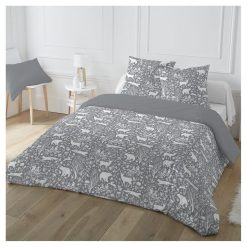 Promo ???? Parure Housse De Couette En Polycoton FOREST ❤️