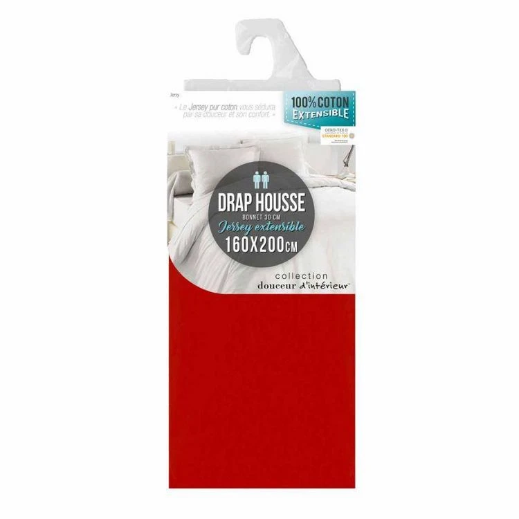 Top 10 🤩 Paris Prix Drap Housse Jersy 160x200cm Coquelicot ❤️ 3 Top 10 🤩 Paris Prix Drap Housse Jersy 160x200cm Coquelicot ❤️ – Image 3