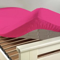 Vente flash ???? Paris Prix Drap Housse Lina 180x200cm Rose ???? -LOLLYBEL Magasin unnamed file 2419