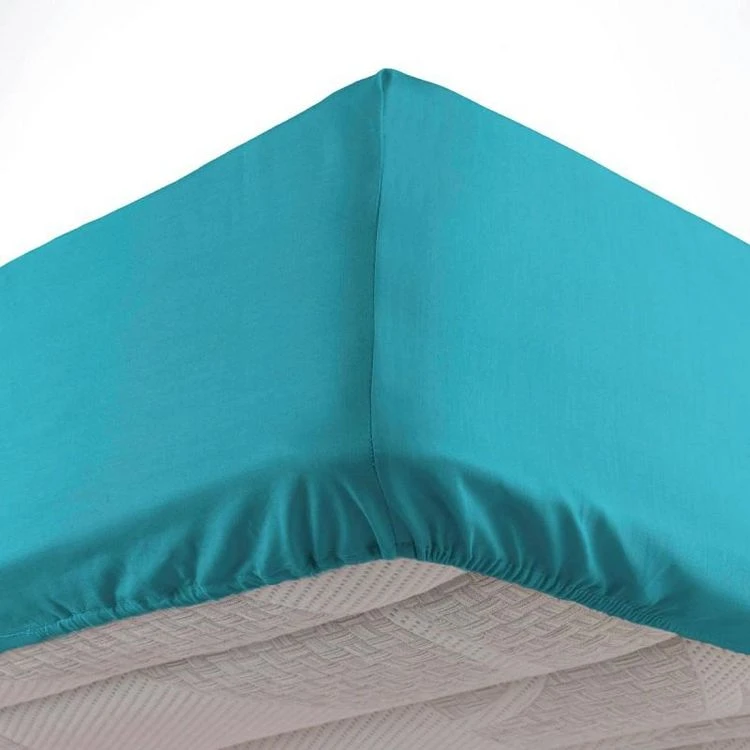 Le moins cher 👍 Paris Prix Drap Housse Lina 180x200cm Bleu ⌛ 1 Le moins cher 👍 Paris Prix Drap Housse Lina 180x200cm Bleu ⌛