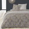 Vente flash 🎁 Parure Housse De Couette En Coton Motif Feuille ELISA 👍
