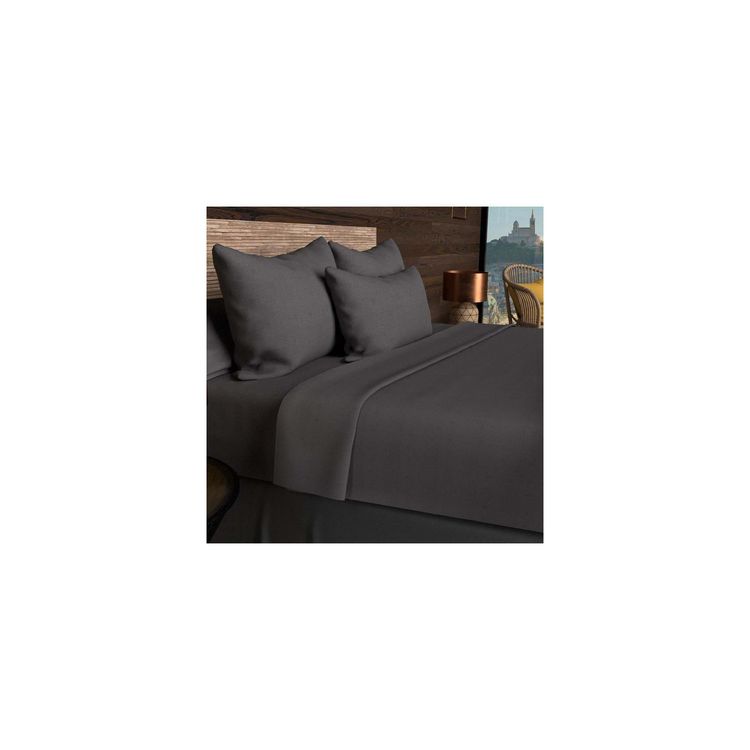 Soleil d'ocre Drap housse 90x190 cm en coton 57 Fils SOLEIL D'OCRE anthracite Acheter ???? Soleil D'ocre Drap Housse 90x190 Cm En Coton 57 Fils SOLEIL D'OCRE Anthracite ❤️ -LOLLYBEL Magasin unnamed file 2500