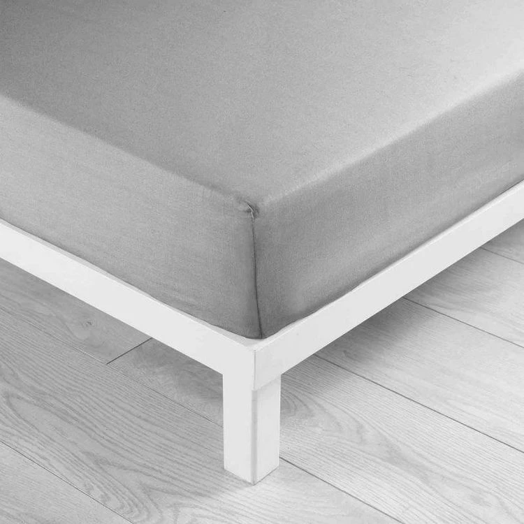 Le moins cher 🎁 Paris Prix Drap Housse Oscar 140x190cm Gris Clair ✨ 3 Le moins cher 🎁 Paris Prix Drap Housse Oscar 140x190cm Gris Clair ✨ – Image 3