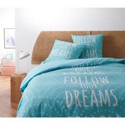 Top 10 ✨ ACTUEL Parure Housse De Couette Fantaisie En Polycoton 51 Fils FOLLOW YOUR DREAMS ✔️