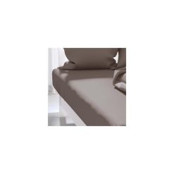 Top 10 ⌛ ZZZ Drap Housse Uni 140x190 Cm ZZZ Taupe ⌛