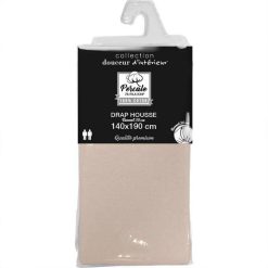 Remise ???? Paris Prix Drap Housse Percaline 140x190cm Naturel ⭐ -LOLLYBEL Magasin unnamed file 2600