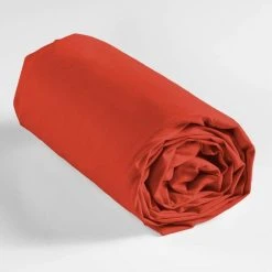 Meilleure vente 🔔 Paris Prix Drap Housse Lina 160x200cm Paprika ✨ -LOLLYBEL Magasin unnamed file 2625
