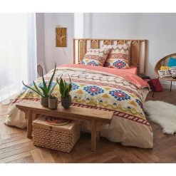 Sortie 👏 Parure Housse De Couette Fantaisie En Coton 51 Fils STELLA 🎉