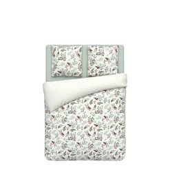 Meilleure vente 🌟 ACTUEL Parure Housse De Couette En Coton Motif Floral FLORA 🥰