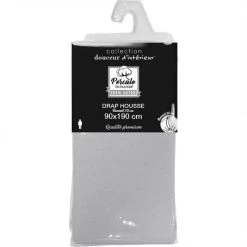 Grosses soldes 😍 Paris Prix Drap Housse Percaline 90x190cm Gris ⭐ 5 Grosses soldes 😍 Paris Prix Drap Housse Percaline 90x190cm Gris ⭐ -LOLLYBEL Magasin unnamed file 2691