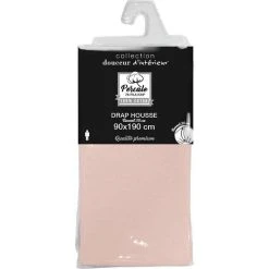 Meilleure vente ✔️ Paris Prix Drap Housse Percaline 90x190cm Rose 😍 -LOLLYBEL Magasin unnamed file 2703