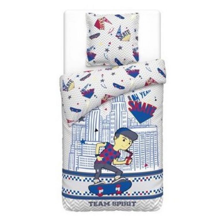 ACTUEL Parure de housse de couette fantaisie en coton 51 fils SKATE Meilleure affaire ???? ACTUEL Parure De Housse De Couette Fantaisie En Coton 51 Fils SKATE ???? -LOLLYBEL Magasin unnamed file 274