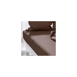 Sortie ???? ZZZ Drap Housse Uni 90x190 Cm ZZZ Chocolat ????
