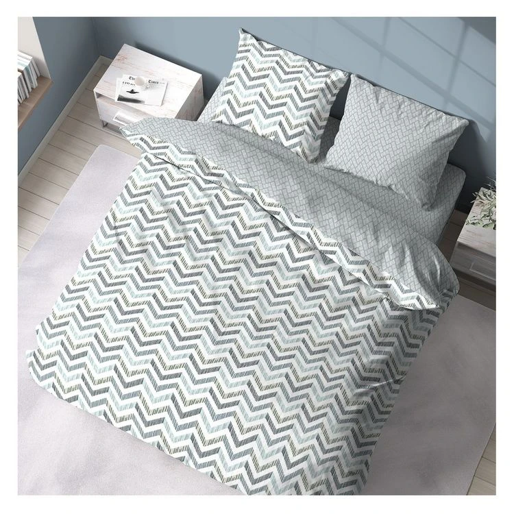 Bon marché 🧨 Parure Housse De Couette En Microfibre CHEVRON ⭐ 1 Bon marché 🧨 Parure Housse De Couette En Microfibre CHEVRON ⭐