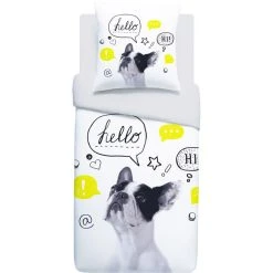 De gros 😀 Parure Housse De Couette Fantaisie En Microfibre Emile 🎁