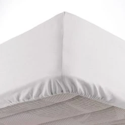 Acheter 😀 Paris Prix Drap Housse Lina 180x200cm Blanc ⭐