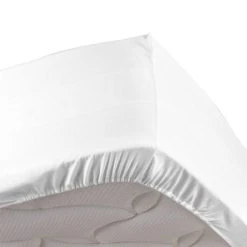 Le moins cher ❤️ Paris Prix Drap Housse Percaline 180x200cm Blanc ❤️