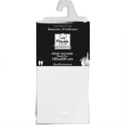 Le moins cher ❤️ Paris Prix Drap Housse Percaline 180x200cm Blanc ❤️ 5 Le moins cher ❤️ Paris Prix Drap Housse Percaline 180x200cm Blanc ❤️ -LOLLYBEL Magasin unnamed file 2892