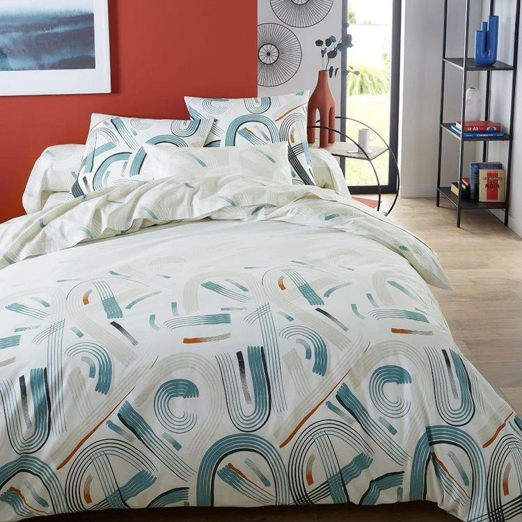 Le moins cher 🎉 Origin Drap Housse Imprimé En Coton, Made In France Gabin 🔔 2 Le moins cher 🎉 Origin Drap Housse Imprimé En Coton, Made In France Gabin 🔔 – Image 2