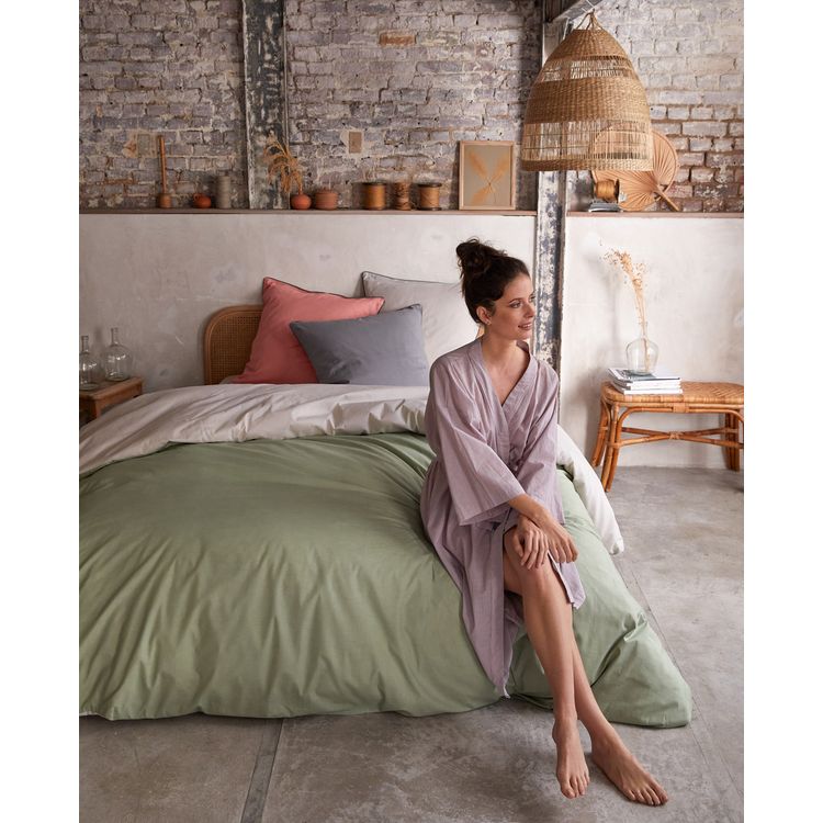 COTE DECO Parure housse de couette bicolore en coton BIO 57 fils Coupon ???? COTE DECO Parure Housse De Couette Bicolore En Coton BIO 57 Fils ???? -LOLLYBEL Magasin unnamed file 294