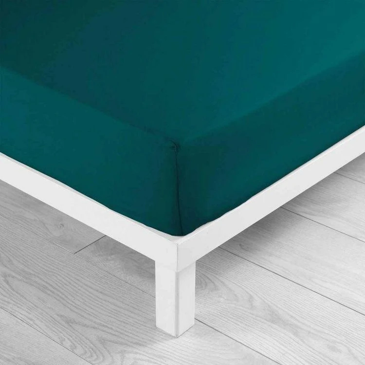 Coupon ⌛ Paris Prix Drap Housse Lina 140x190cm Pétrole 🛒 2 Coupon ⌛ Paris Prix Drap Housse Lina 140x190cm Pétrole 🛒 – Image 2