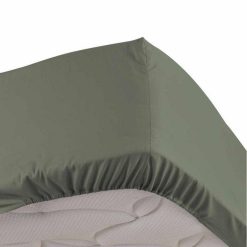 Remise ???? Paris Prix Drap Housse Percaline 140x190cm Kaki ????