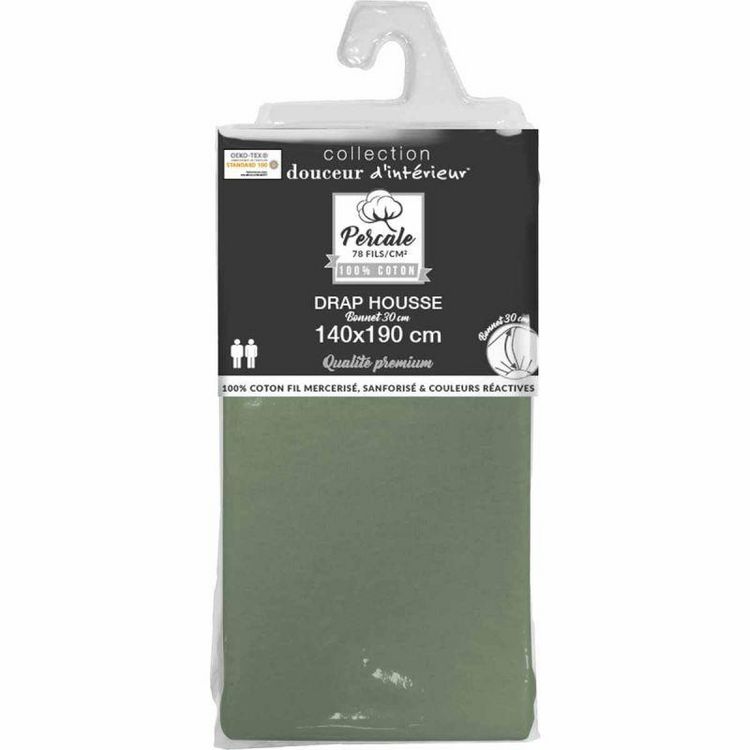 Paris Prix Drap Housse Percaline 140x190cm Kaki Remise ???? Paris Prix Drap Housse Percaline 140x190cm Kaki ???? -LOLLYBEL Magasin unnamed file 2949