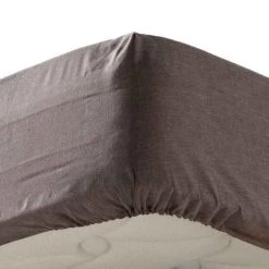 Coupon 🎁 Paris Prix Drap Housse Actually 140x190cm Noisette 👏