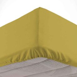 Coupon ???? Paris Prix Drap Housse En Coton Linette 160x200cm Jaune ⭐