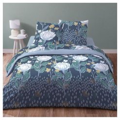 Meilleur prix ???? Parure Housse De Couette En Microfibre Motif Floral HEYDI ????