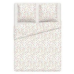 Grosses soldes ⭐ ACTUEL Parure De Drap Plat Fantaisie En Microfibre DAVE ❤️