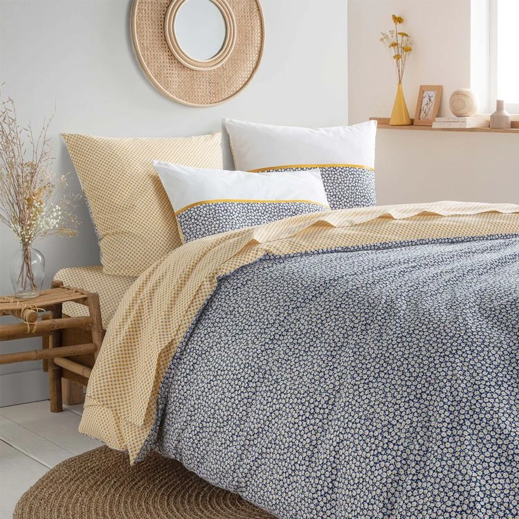 Remise ✨ Origin Drap Housse Daisy Imprimé En Coton, Brigitte Bardot ✔️ 2 Remise ✨ Origin Drap Housse Daisy Imprimé En Coton, Brigitte Bardot ✔️ – Image 2