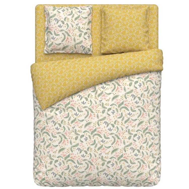 ACTUEL Parure housse de couette fantaisie en coton lyocell AMANDINE Le moins cher ???? ACTUEL Parure Housse De Couette Fantaisie En Coton Lyocell AMANDINE ???? -LOLLYBEL Magasin unnamed file 301